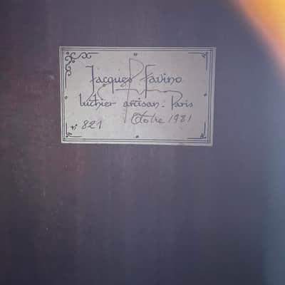 guitare manouche jean pierre favino 1981 image 3