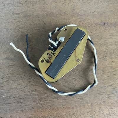 Unknown Tele Bridge flat pole pickup 6.3k pushback wire image 4