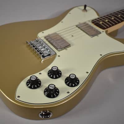2017 Fender Chris Shiflett Telecaster Deluxe | Shoreline Gold Finish W/OHSC image 8