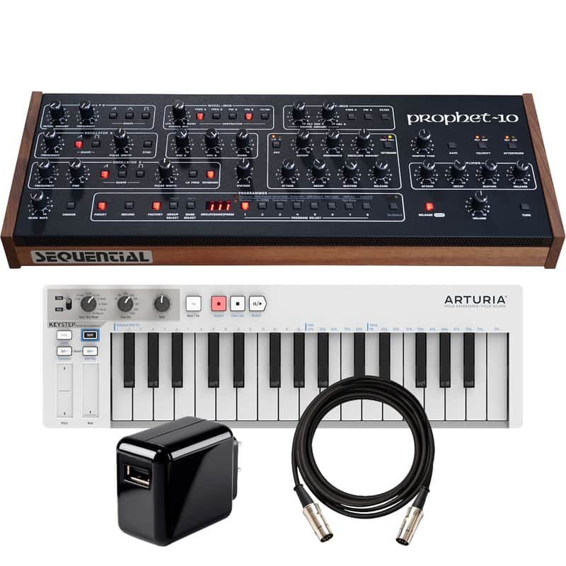 Sequential Prophet-10 Desktop Analog Synthesizer Module CONTROLLER RIG image 1