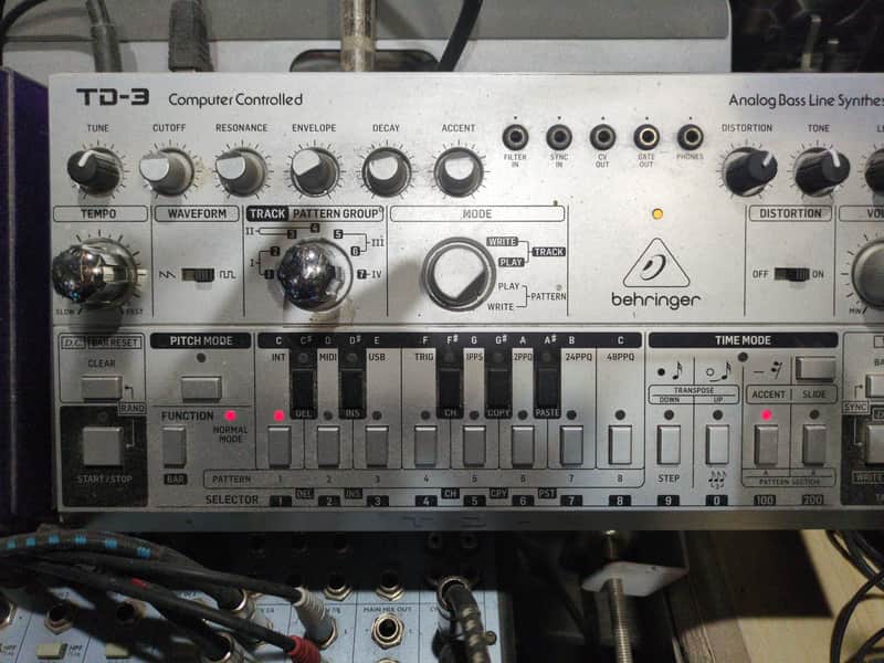 Behringer TD-3, Roland 303 Clone, Silver or Custom paint (40 bucks more for custom, ask when ordering) image 1