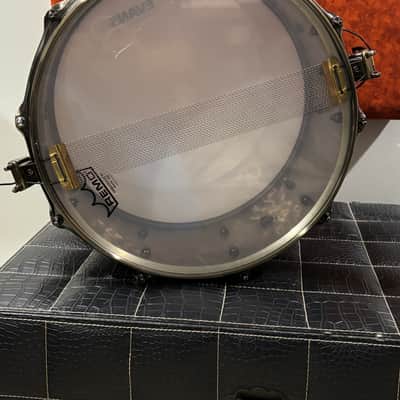 Mapex BPBR465HZN Black Panther Sledgehammer 14x6.5" Brass Snare Drum with Brass Hardware 2010s - Hammered Antique Brass image 5