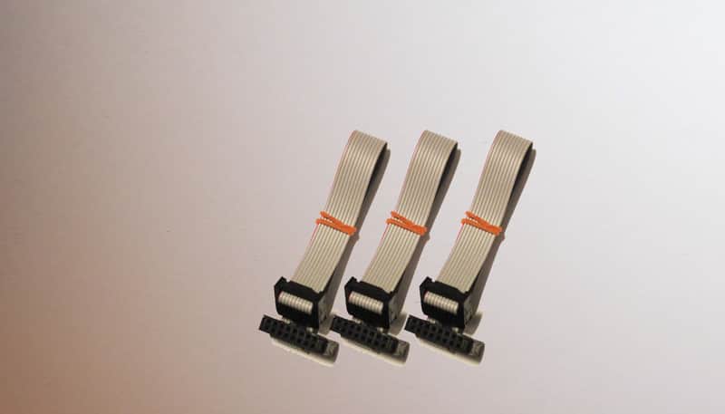 A15 (Pack of 3) • 6" 16pin to 10pin Power Connector • Eurorack Power Bus Ribbon Cable • Avantgarde Sound 2024 image 1