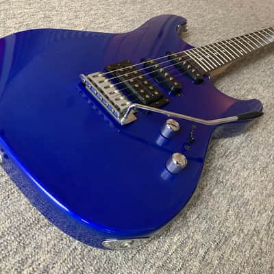 Fender Squier Showmaster Blue electric guitar super strat image 1