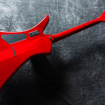Jackson Stars KE-TN02/EMG Kelly - Transparent Red - VERU GOOD condition image 10