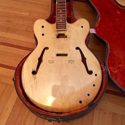 Gretsch Rally body and neck project husk 1968 Bamboo image 4