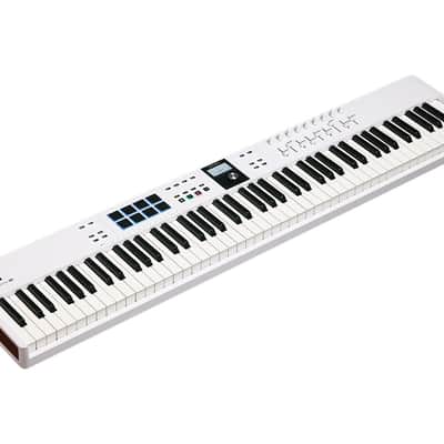 Arturia KeyLab Essential 88 mk3 88-Key MIDI Controller Keyboard - White image 3