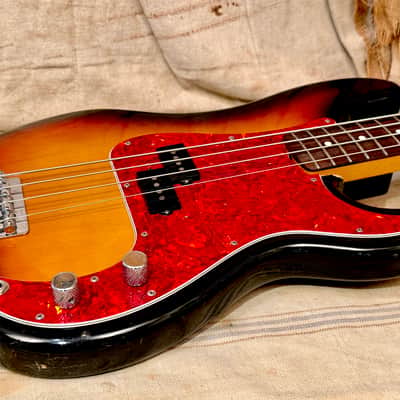 Fender MIJ '62 Reissue Precision Bass 1989 - 3 Tone Sunburst image 18