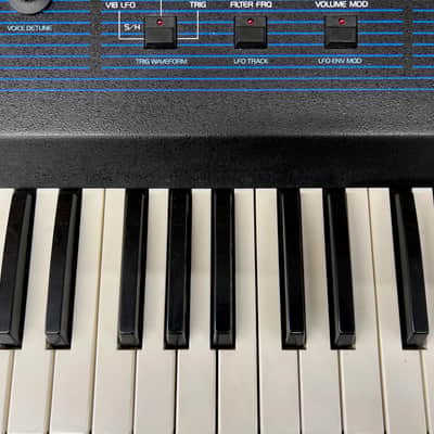 Oberheim OB-8 61-Key 8-Voice Synthesizer 1983 - Blue with Wood Sides image 7