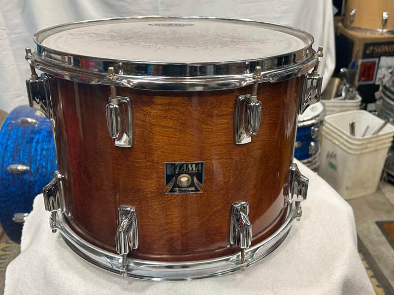 Tama Superstar 10" deep X 14" head Rack Tom (10153-415) 80's - Mahogany Gloss image 1