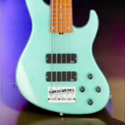 Sadowsky MetroExpress 5-String 24-Fret Modern Bass Roasted Maple Fingerboard 5-String Solid Sage Green Metallic High Polish image 2