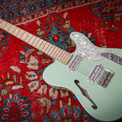 FENDER USA FSR Parallel Universe II Magico Telecaster "Trans Surf Green + Maple" (2020) image 21