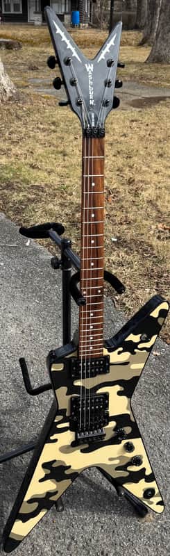 2006 Washburn Dimebag Darrell Signature WE333SC Snow Camo Dime ML Camouflage Pantera image 1