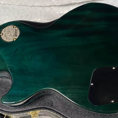 NEW! Gibson Les Paul Custom Peacock Widow - Monster Flame Top! Limited Edition - Weighs in at only 8 lbs!! - Authorized Dealer - G07572 image 12