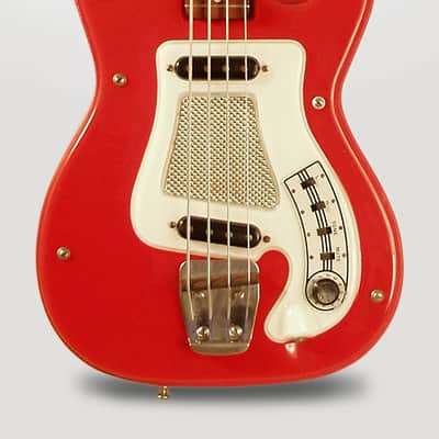 Hagstrom Bass I Model FB 1966 Red image 3