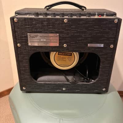 Supro 1614RT Amulet 15-Watt 1x12" Guitar Combo 2023 - Present - Black Scandia image 3