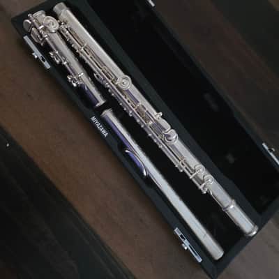 Miyazawa Atelier I Solid Silver Headjoint Closed Hole C Foot Offset G Split E SN 90407 N image 9
