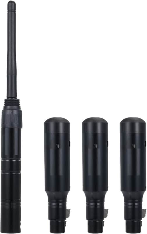 2.4G Wireless Transmitter 1 PCS and 3 PCS Rechargeable Receivers Set 126 Channels for Party DJ Show Club LED Stage Disco KTV Stage Light image 1