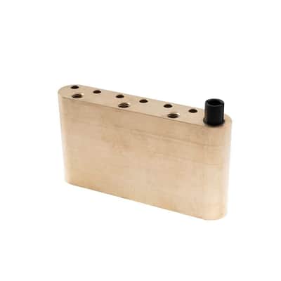 Musiclily Ultra 52.5mm String Spacing Full Brass 41mm Tremolo Block for PRS SE Style Electric Guitar image 2