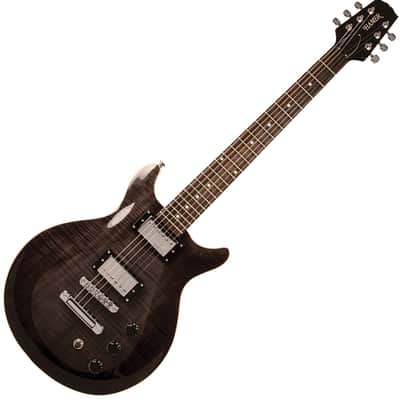 Hamer SATFW-TBK The Archtop Double Cutaway Transparent Black Burst