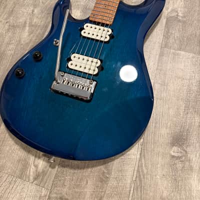 Ernie Ball Music Man JP6 Left Handed John Petrucci Signature - Neptune Blue image 3