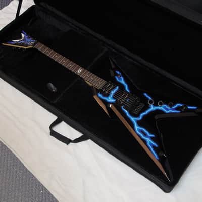 DEAN Razorback Lightning Dimebag electric GUITAR w/LIGHT CASE - Dime - FLOYD - B image 1