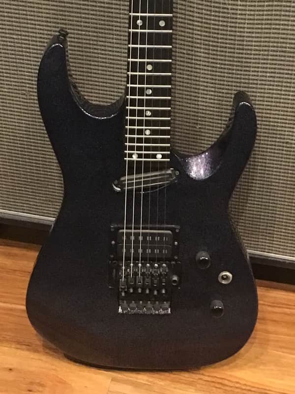 Kramer Pro Axe 1989 Black Sparkle | Reverb