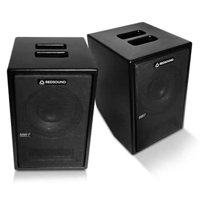 Red Sound Elis 8 Stereo Bundle FR/FR Speaker Cabinets Black image 1