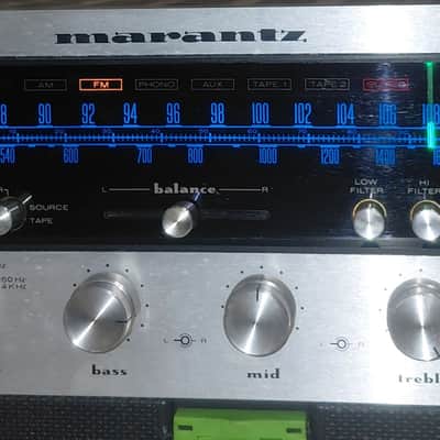 Marantz Model 2275 75-Watt Stereo Solid-State Receiver 1974 - 1977 -Fully Restored Silver with simulated woodgrain vinyl cover image 2