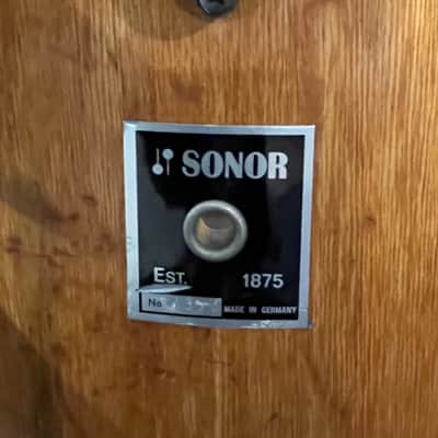 Sonor Phonic 1978 9"x13" Rack Tom Natural Beech-Restored image 10