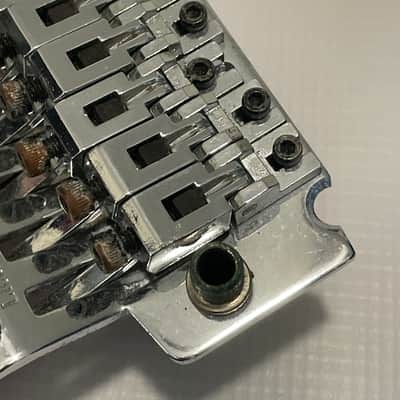 2000's Jackson Dinky Guitars JT-580LP Chrome Licensed Floyd Rose Tremolo Guitar Bridge & Arm image 18