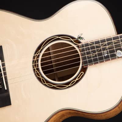 Huss & Dalton 30th Anniversary OM - Bearclaw Italian Spruce & Flamed Koa #3 of 10 image 16