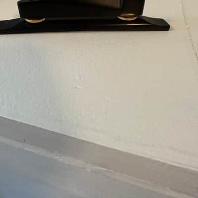 Custom Built Jazz guitar bridge - Polished ebony image 1