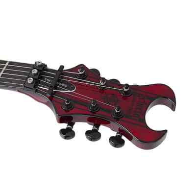 Schecter Synyster Standard Plus Electric Guitar - Transparent Deep Red image 6