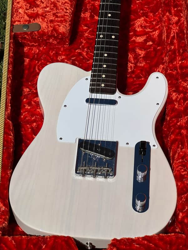 Fender Artist Series Jimmy Page Mirror Telecaster with Rosewood Fretboard 2019 - White Blonde