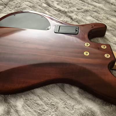Dean Jeff Berlin Player Signature - Trans Brazilia Burst - 2010s - Dual Humbuckers - Active - 4-String Bass image 11
