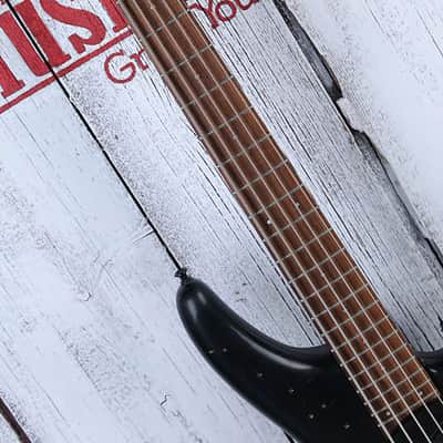 Ibanez 2000 SR Series SR885 5 String Electric Bass Guitar Black Finish Made in Japan image 10