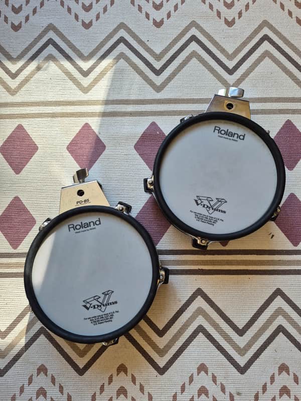 Roland PD-85BK V-Pad 8" Dual Trigger Mesh Drum Pad 2010s - Black image 1