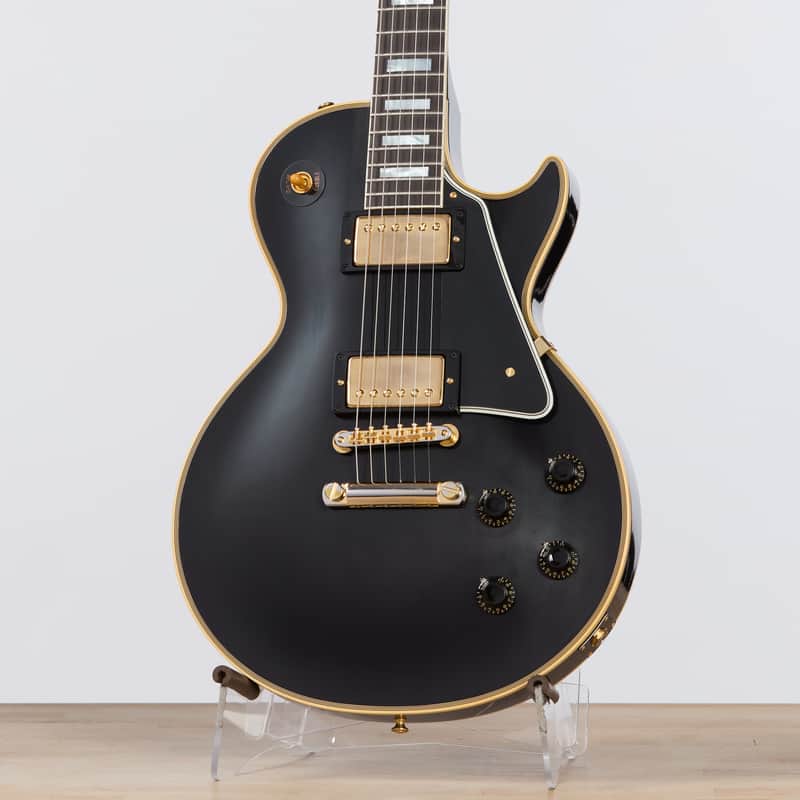Gibson Custom 1957 Les Paul Custom Reissue, Ebony VOS | Demo image 1