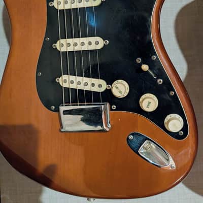 Fender Stratocaster Hardtail with 3-Bolt Neck, Maple Fretboard 1973 - 1977 - Walnut (Mocha) image 1