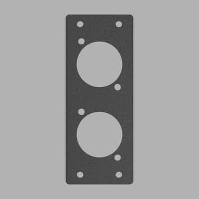 7 HP D Shape Cut-out for 2U Eurorack image 4