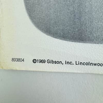 Gibson Heritage Acoustic Guitar Flyer 1969 image 3