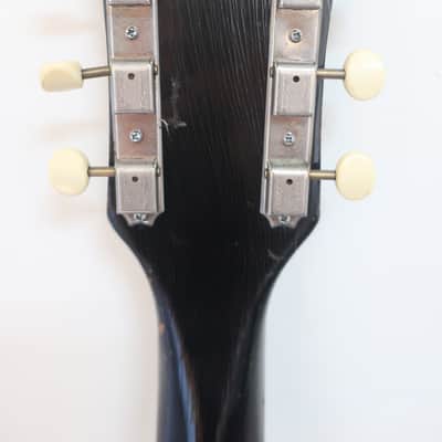 Vintage 1960s Kay Speed Demon 3 PU Sunburst Guitar Very Clean Rare Kluson Tuners Silvertone Harmony image 11