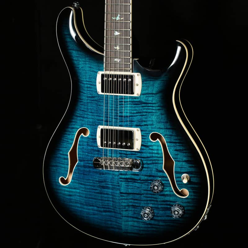 PRS SE Hollowbody II Piezo Peacock Blue Smokeburst (464) image 1