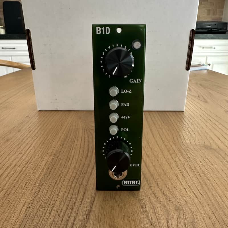 Burl B1D 500 Series Mic Preamp Module 2010s - Green image 1