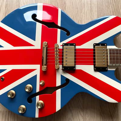 TPP Noel Gallagher "Union Jack" Epiphone Sheraton II / Supernova Oasis Tribute image 2