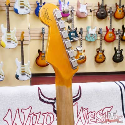 Fender Custom Shop Wild West Black Lightning 2.0 Stratocaster HSS Maple Board 22 Frets Heavy Relic Pink Paisley image 10