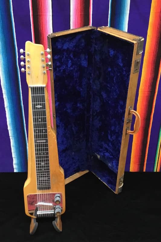 Magnatone G-65-W8 8 String lap Steel 1950s - Natural image 1