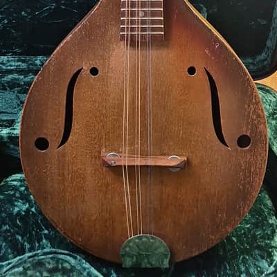 Vintage Strad-o-lin A Style Mandolin 1940's - Dark Tobacco Sunburst image 5