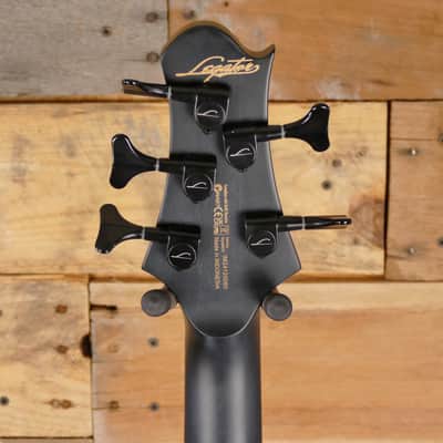 Legator Helio 5 String Bass - Multi-Scale Black Burl image 7
